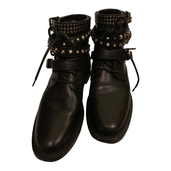 Saint Laurent Ranger studded ankle boots - Picture 1 of 9